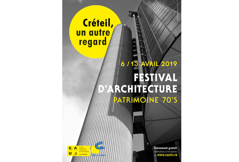 Affiche festival d'architecture à Créteil - avril 2019