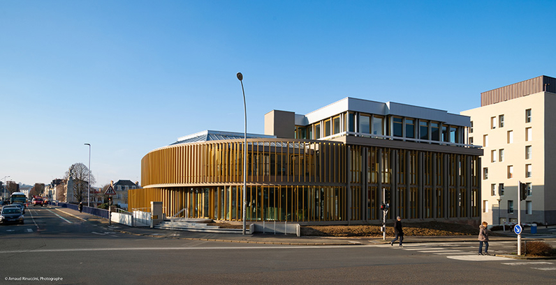 Direction de la solidarité départementale au Mans / MAP - Lydie Chambras architecte