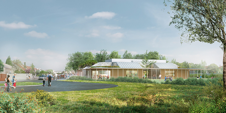 Rénovation de l'école maternelle Jacques Gilbert Collet à Chevilly-Larue