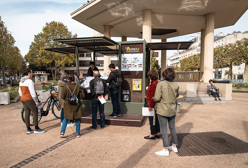 Annexe du CAUE 94 - Accueil des participants aux Journées Nationales de l'Architecture - octobre 2021