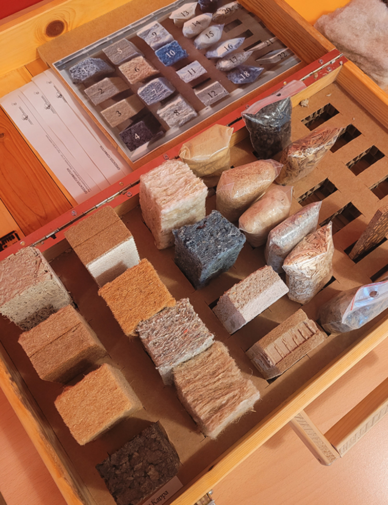 Quelques exemples de matériaux biosourcés